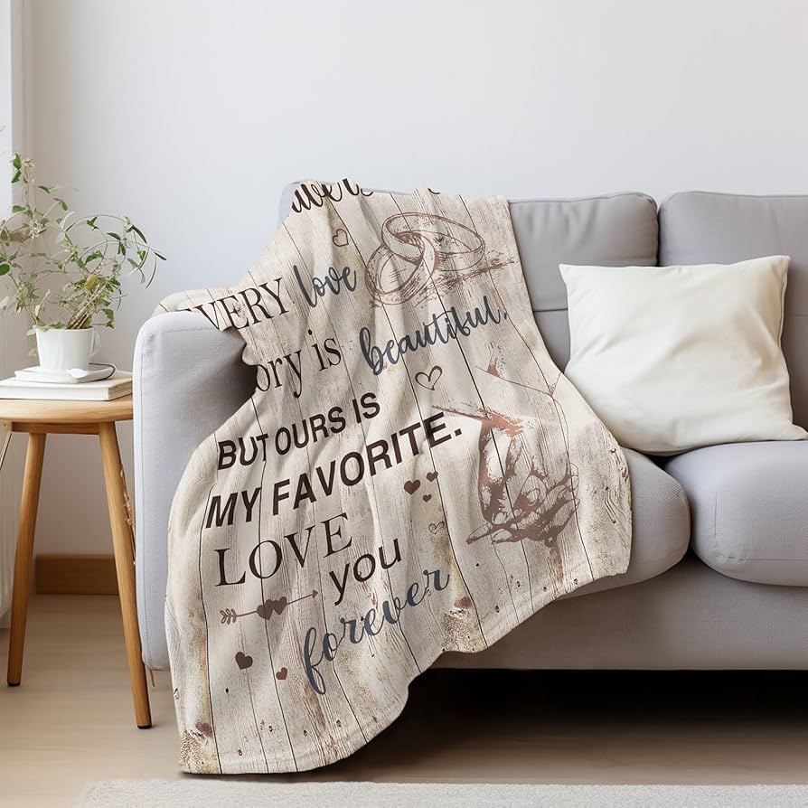 Amazon｜Yufrtck 記念日 スローブランケット 60 x 50インチ